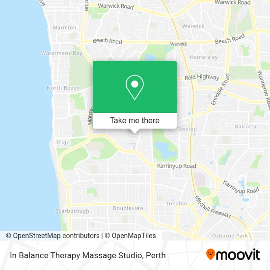 Mapa In Balance Therapy Massage Studio