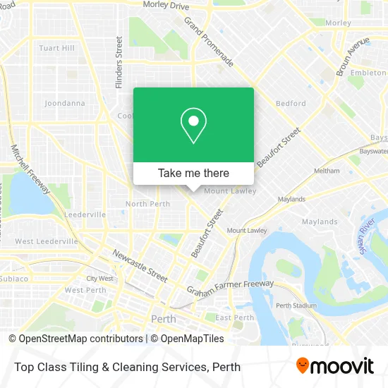 Mapa Top Class Tiling & Cleaning Services