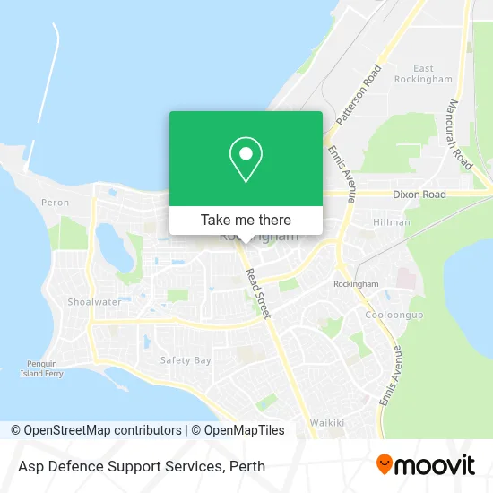 Asp Defence Support Services map