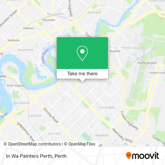 Mapa In Wa Painters Perth