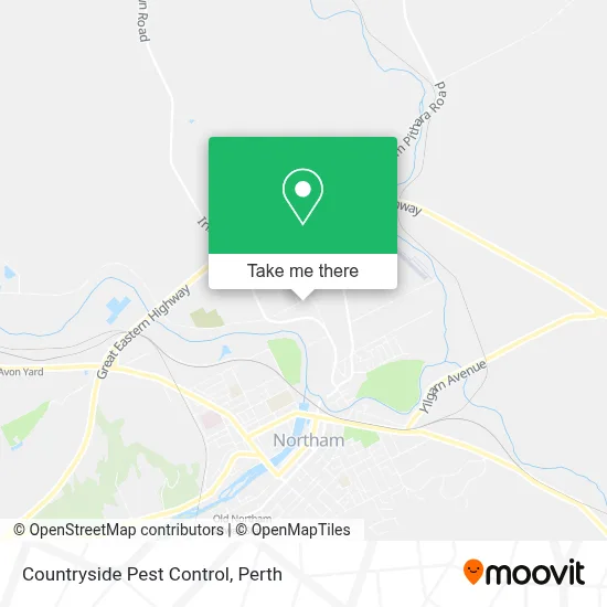 Countryside Pest Control map
