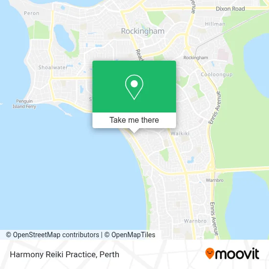 Mapa Harmony Reiki Practice