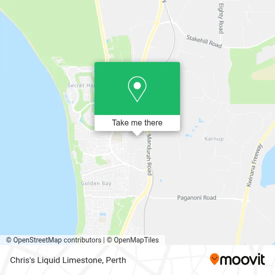 Mapa Chris's Liquid Limestone