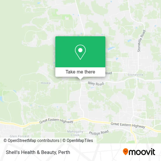 Mapa Shell's Health & Beauty
