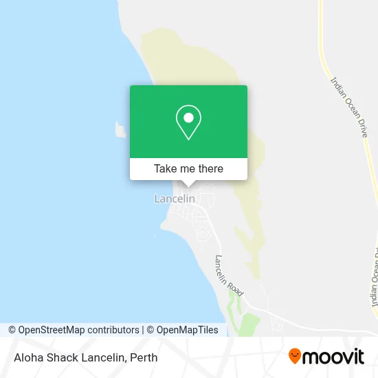 Mapa Aloha Shack Lancelin