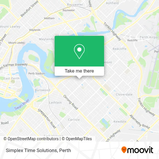 Simplex Time Solutions map