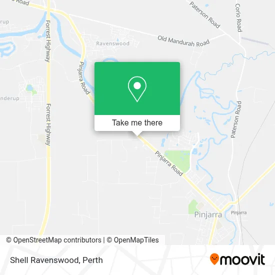 Mapa Shell Ravenswood