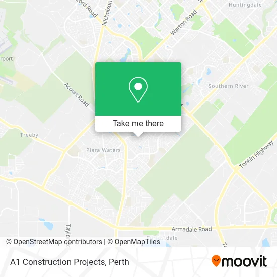 Mapa A1 Construction Projects