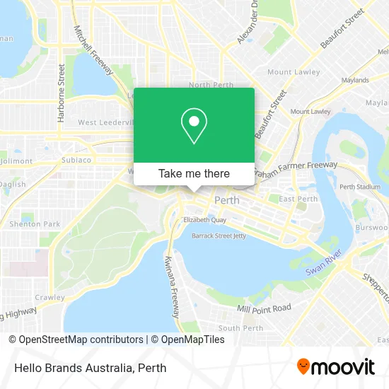 Mapa Hello Brands Australia