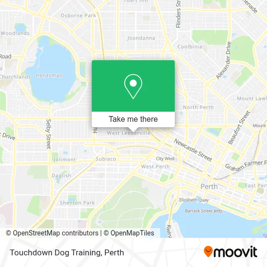 Mapa Touchdown Dog Training