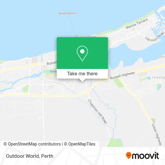 Mapa Outdoor World