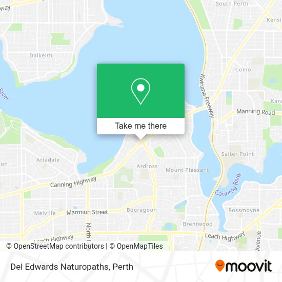 Mapa Del Edwards Naturopaths