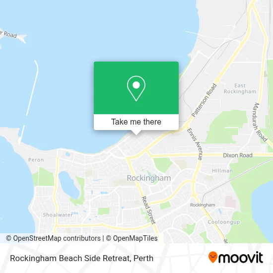 Mapa Rockingham Beach Side Retreat