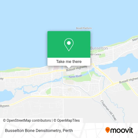 Busselton Bone Densitometry map