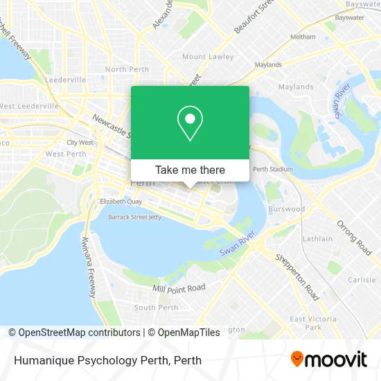 Mapa Humanique Psychology Perth