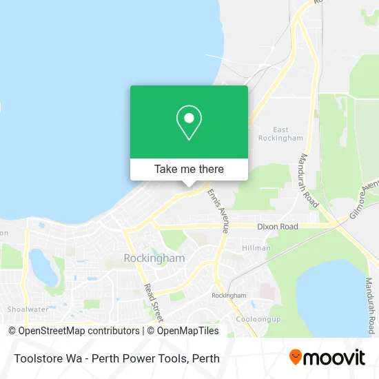 Toolstore Wa - Perth Power Tools map