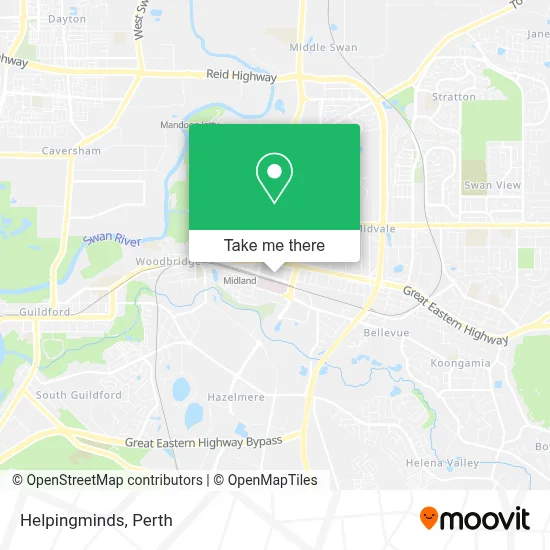 Mapa Helpingminds