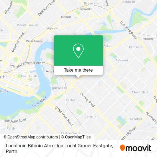 Mapa Localcoin Bitcoin Atm - Iga Local Grocer Eastgate