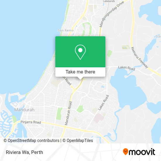 Riviera Wa map