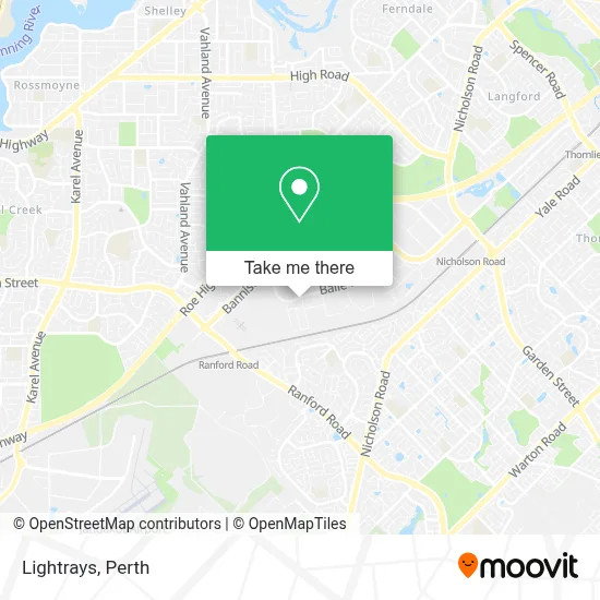 Mapa Lightrays