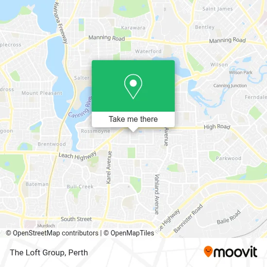 Mapa The Loft Group