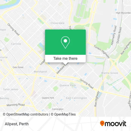 Mapa Allpest