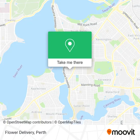 Mapa Flower Delivery