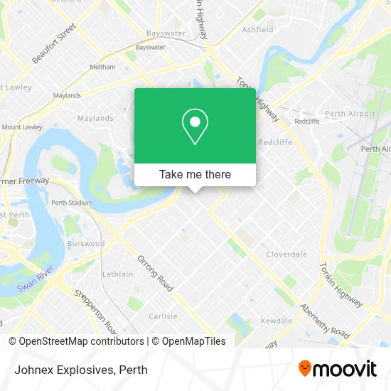 Mapa Johnex Explosives