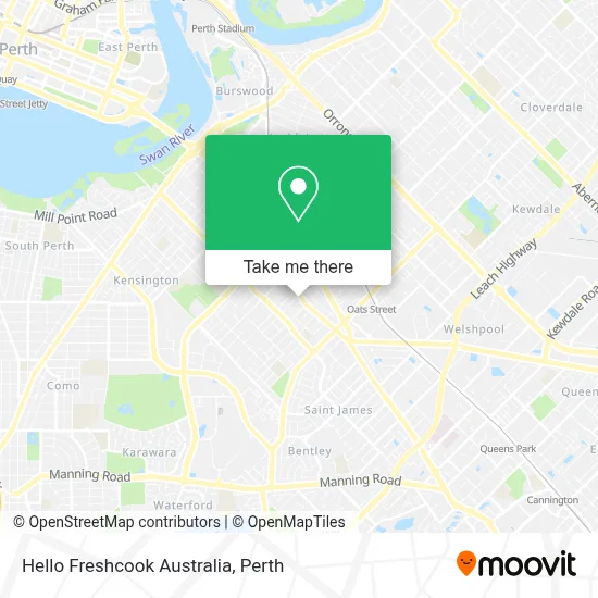 Mapa Hello Freshcook Australia