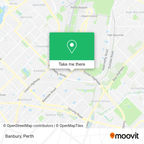 Mapa Banbury