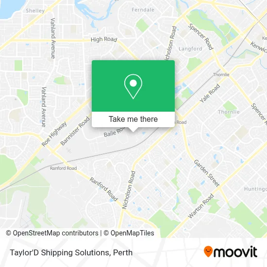 Mapa Taylor'D Shipping Solutions