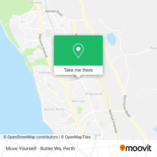 Mapa Move Yourself - Butler Wa