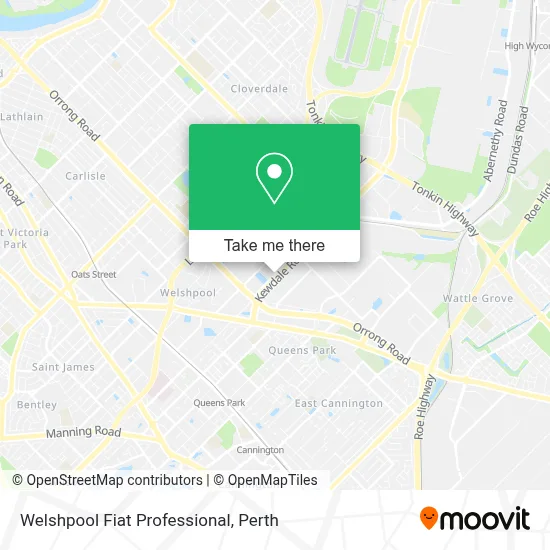 Mapa Welshpool Fiat Professional
