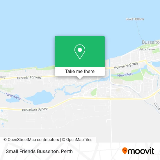 Mapa Small Friends Busselton