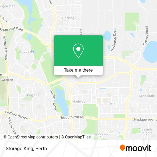 Mapa Storage King