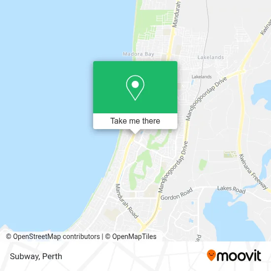 Mapa Subway