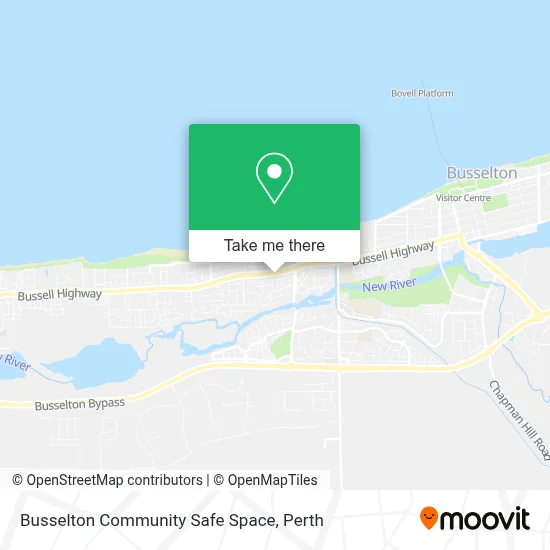 Mapa Busselton Community Safe Space