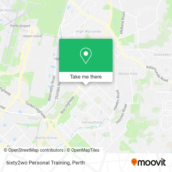 Mapa 6ixty2wo Personal Training