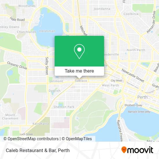 Mapa Caleb Restaurant & Bar