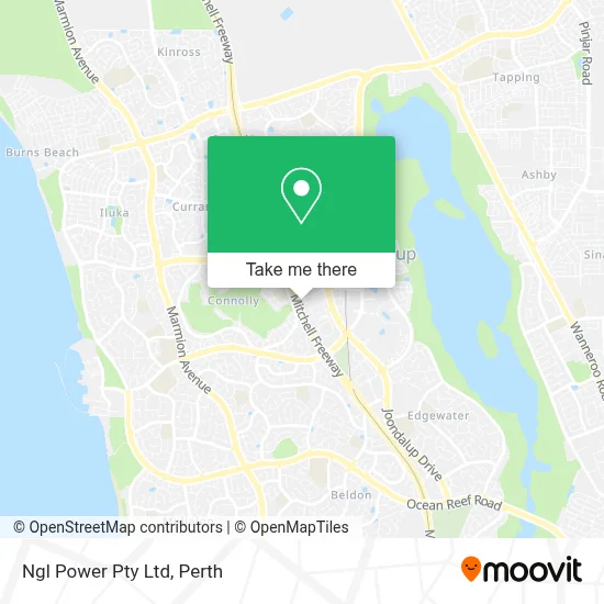Mapa Ngl Power Pty Ltd