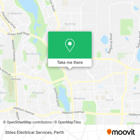 Mapa Stiles Electrical Services