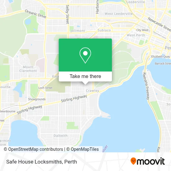 Mapa Safe House Locksmiths