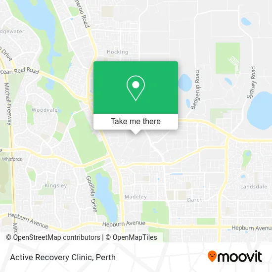 Mapa Active Recovery Clinic