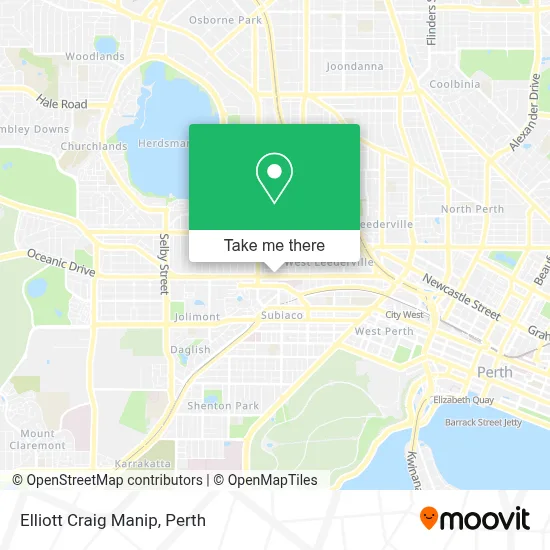 Mapa Elliott Craig Manip
