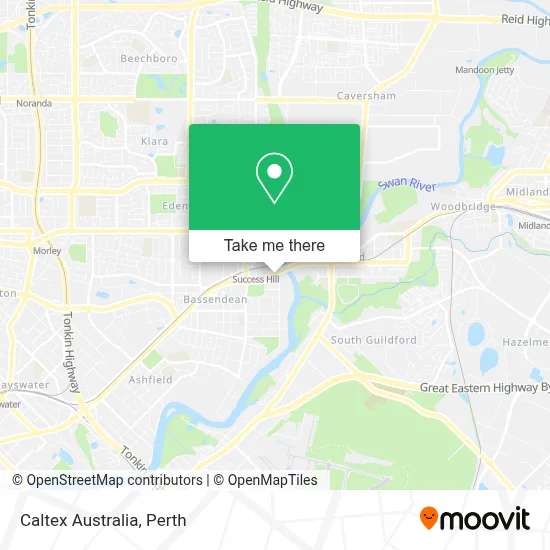 Mapa Caltex Australia