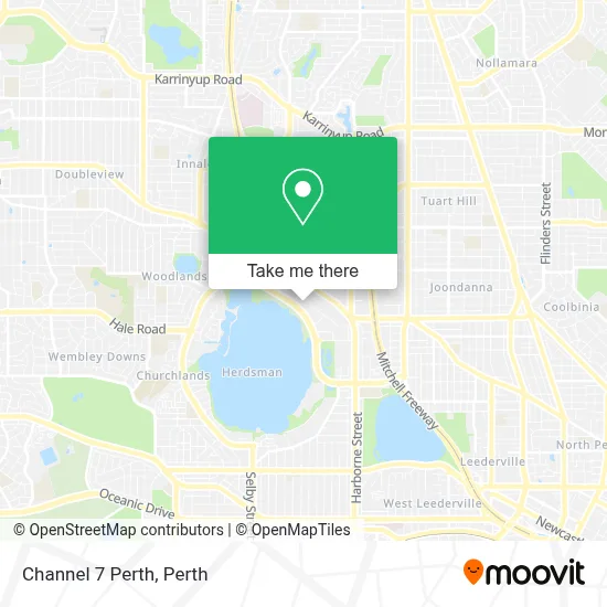 Channel 7 Perth map