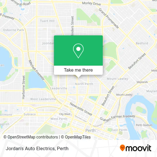 Mapa Jordan's Auto Electrics