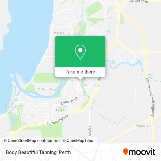 Mapa Body Beautiful Tanning