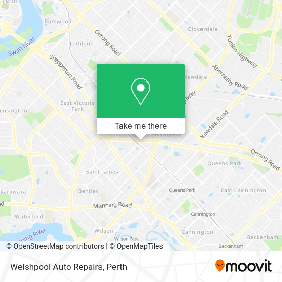 Welshpool Auto Repairs map
