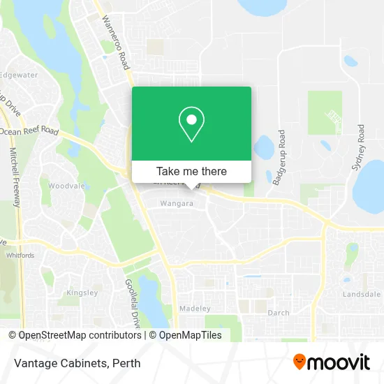 Mapa Vantage Cabinets